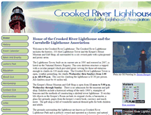 Tablet Screenshot of crookedriverlighthouse.org